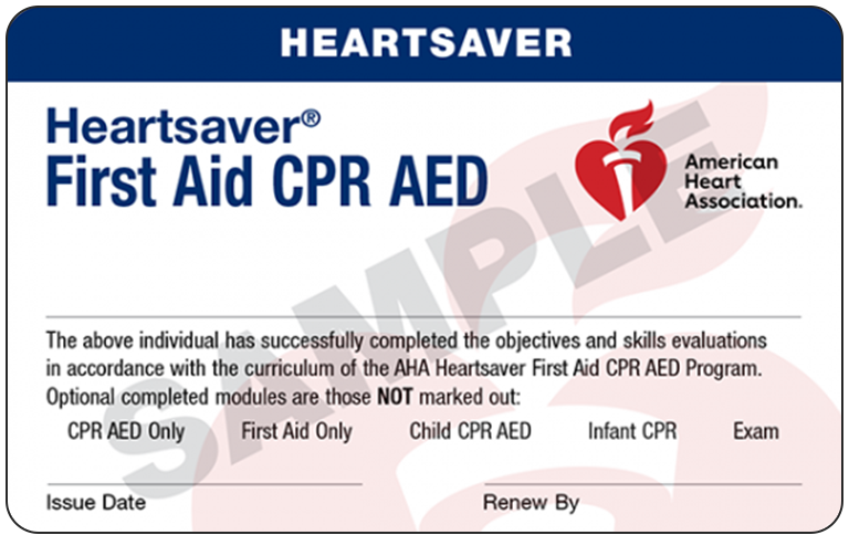 AHA HEART-SAVER AED